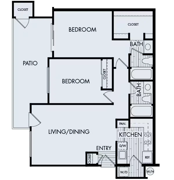 Creekside Village Plan 2A 01-0203 01-0203 floor plan